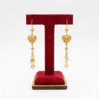 Cascading Heart Charm Dangle Earrings