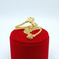 Royal Golden Heart Wrap Bangle