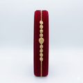 Dainty Filigree Station Gold-Tone Bracelet