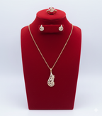 Teardrop Filigree Jewelry Set