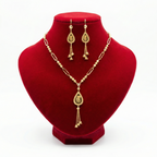 Royal Teardrop Rose & Mixed Chain Tassel Set