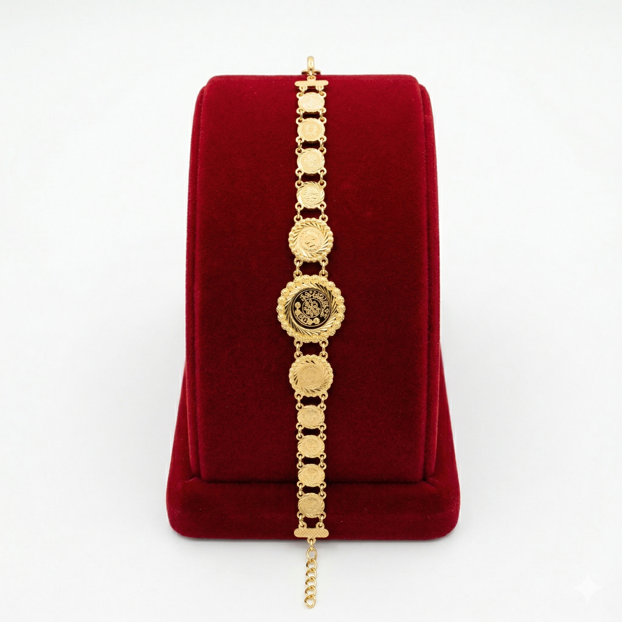 Authentic Lira Coin Gold-Tone Bracelet