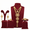 Royal Golden Layered Filigree Coin 4-Piece Set
