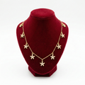 Sparkling Celestial Star Charm Necklace