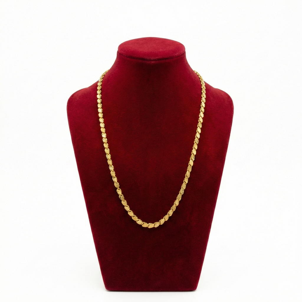 Royal Textured Oval Link Heritage Chain