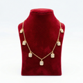 Radiant Emerald-Cut Illusion Halo Necklace