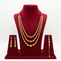 Royal Golden 3-Tier Beaded 3-Piece Set