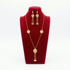 Royal Golden Sunburst Hexagon Long Station Set