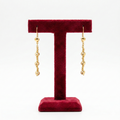 Royal Golden Dorce Linear Drop Earrings