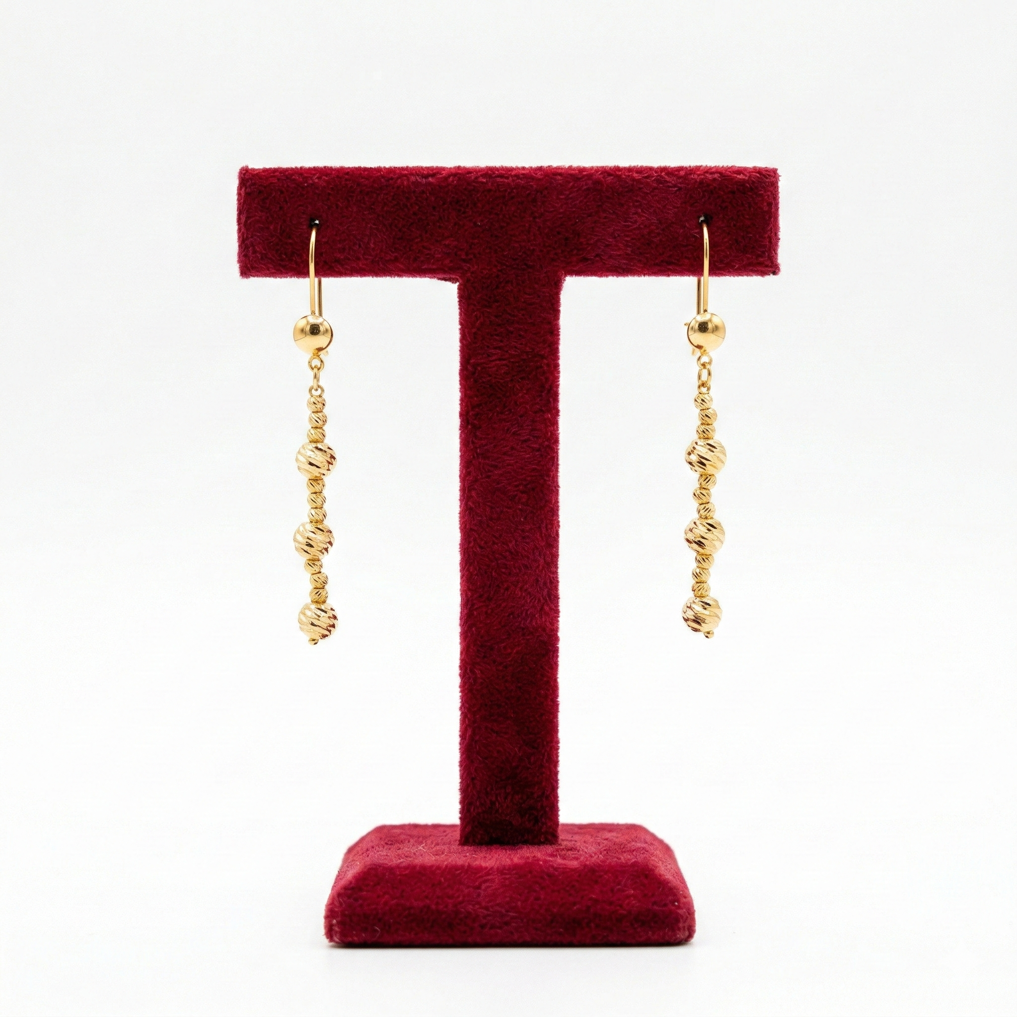 Royal Golden Dorce Linear Drop Earrings