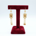 Vintage Khaleeji Rose Tassel Earrings