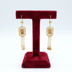 Vintage Khaleeji Rose Tassel Earrings