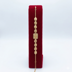 Romantic Floral Filigree Gold-Tone Bracelet