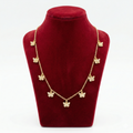 Sparkling Crystal Butterfly Charm Necklace