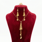 Royal Golden Spiral Filigree Tassel 3-Piece Set