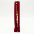 Dainty Layered Diamond-Cut Beaded Gold-Tone Bracelet