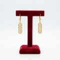 Majestic Long Filigree Bar Earrings