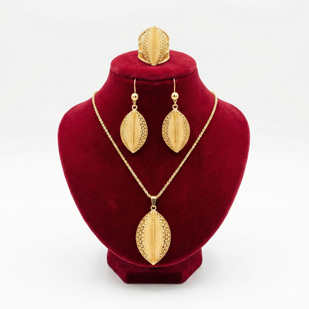 Royal Filigree Marquise 3-Piece Set