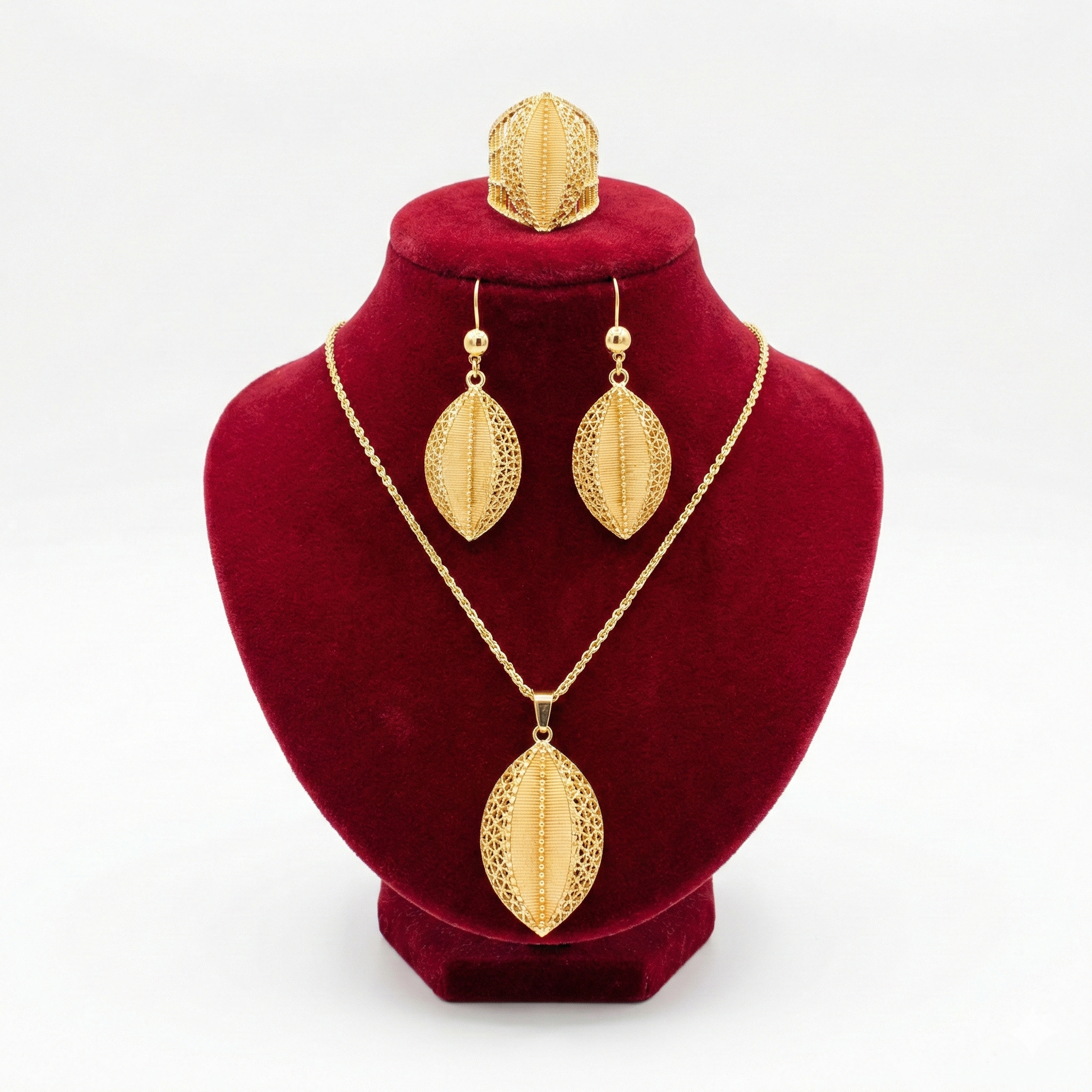 Royal Filigree Marquise 3-Piece Set