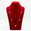 Geometric Sunburst Gold-Tone Long Necklace
