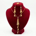 Royal Golden Spiral Filigree Tassel 3-Piece Set