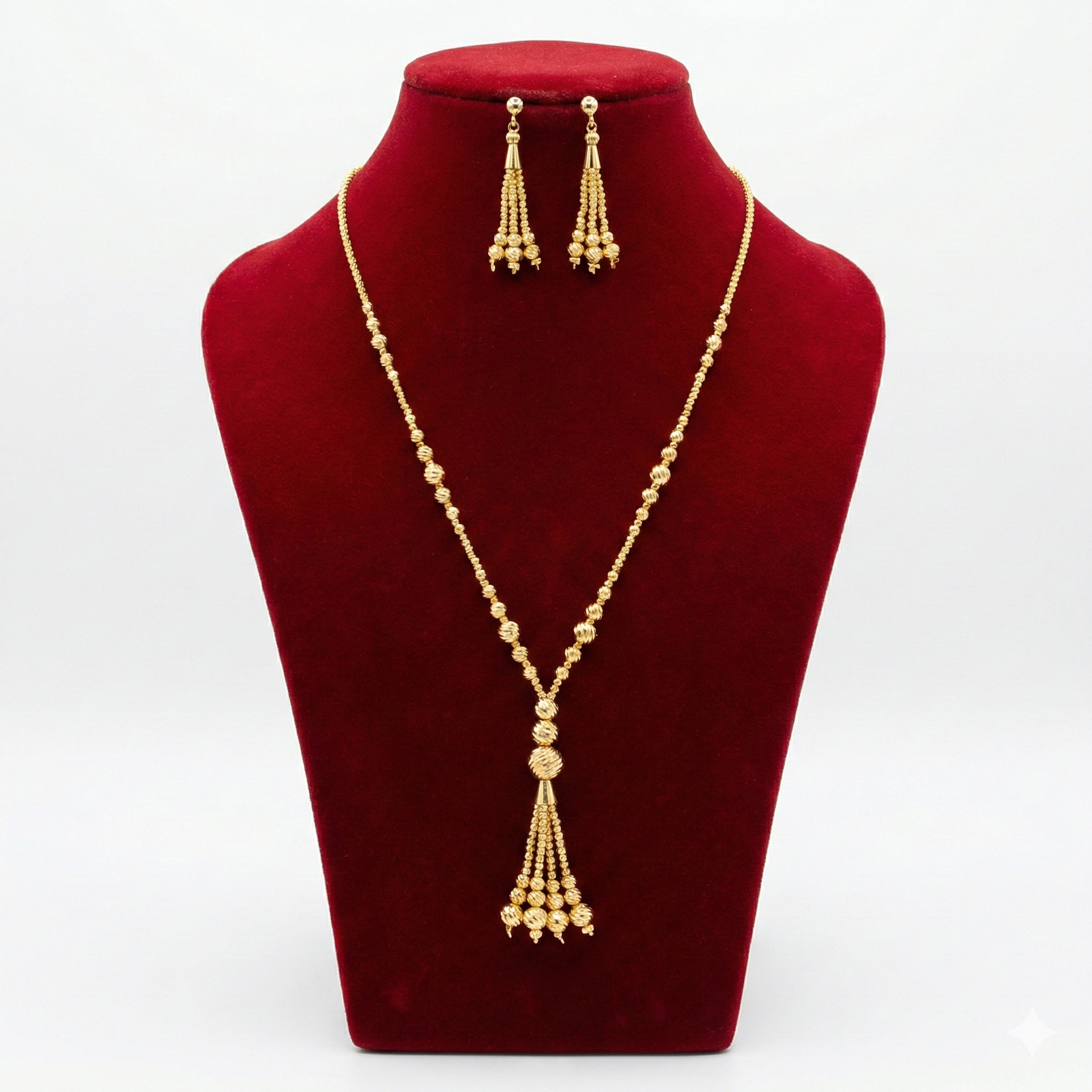 Royal Golden Sphere Tassel "Sabha" Set
