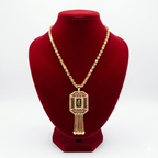 Royal Octagonal Rose Filigree Long Necklace