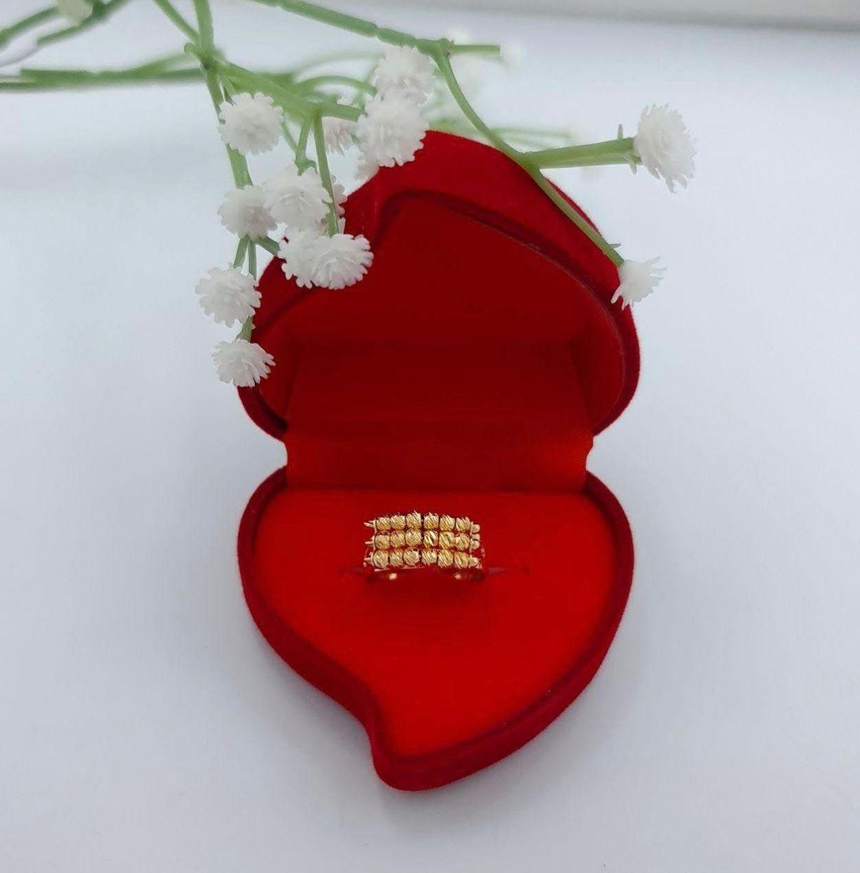 Royal Diamond-Cut Beaded Wide Ring (Dorika Style)