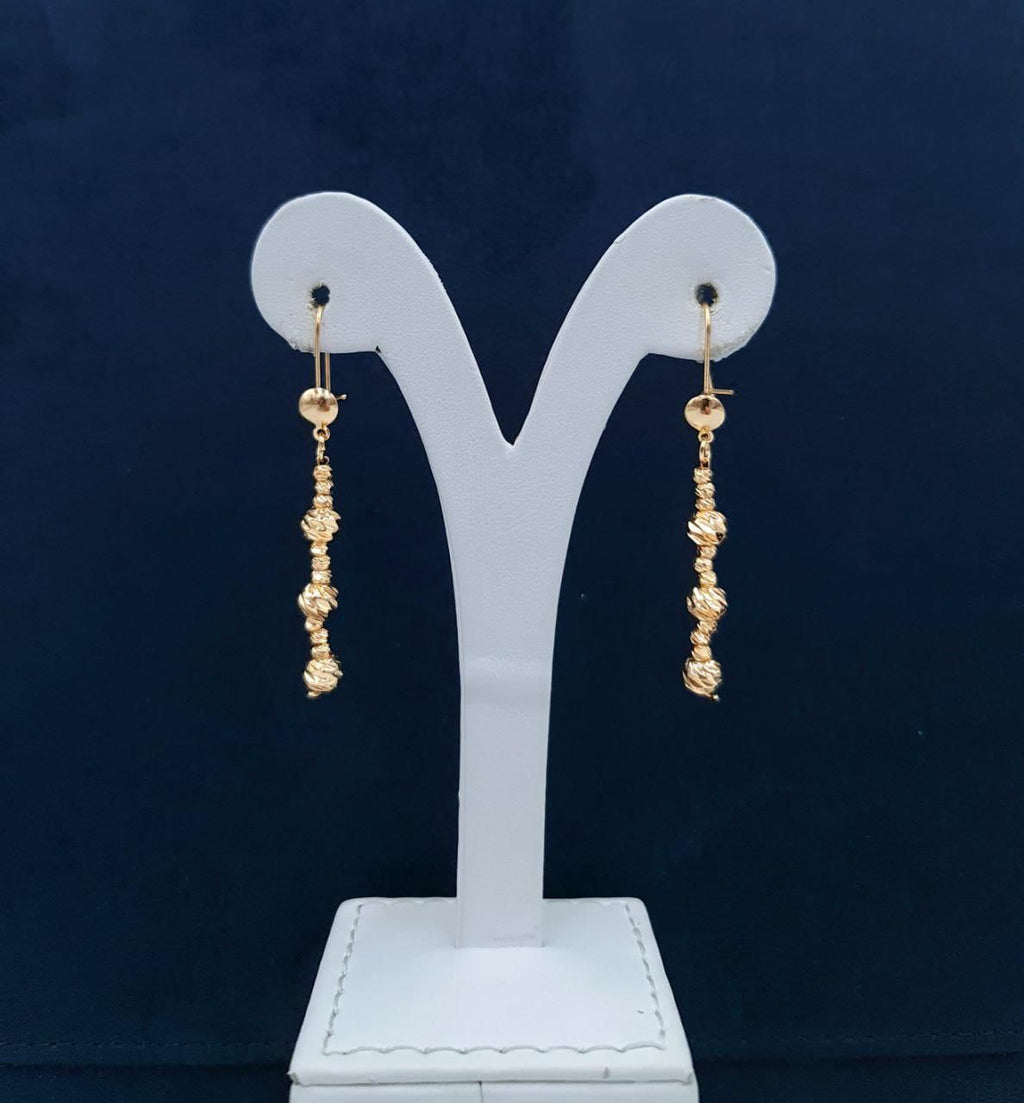 Royal Golden Dorce Linear Drop Earrings