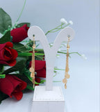 Cascading Coin Tassel Khaleeji Earrings