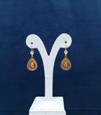 Classic Teardrop Rose Drop Earrings
