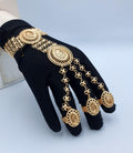 Imperial 3-Ring Rose Gold Hand Bracelet (Panja)
