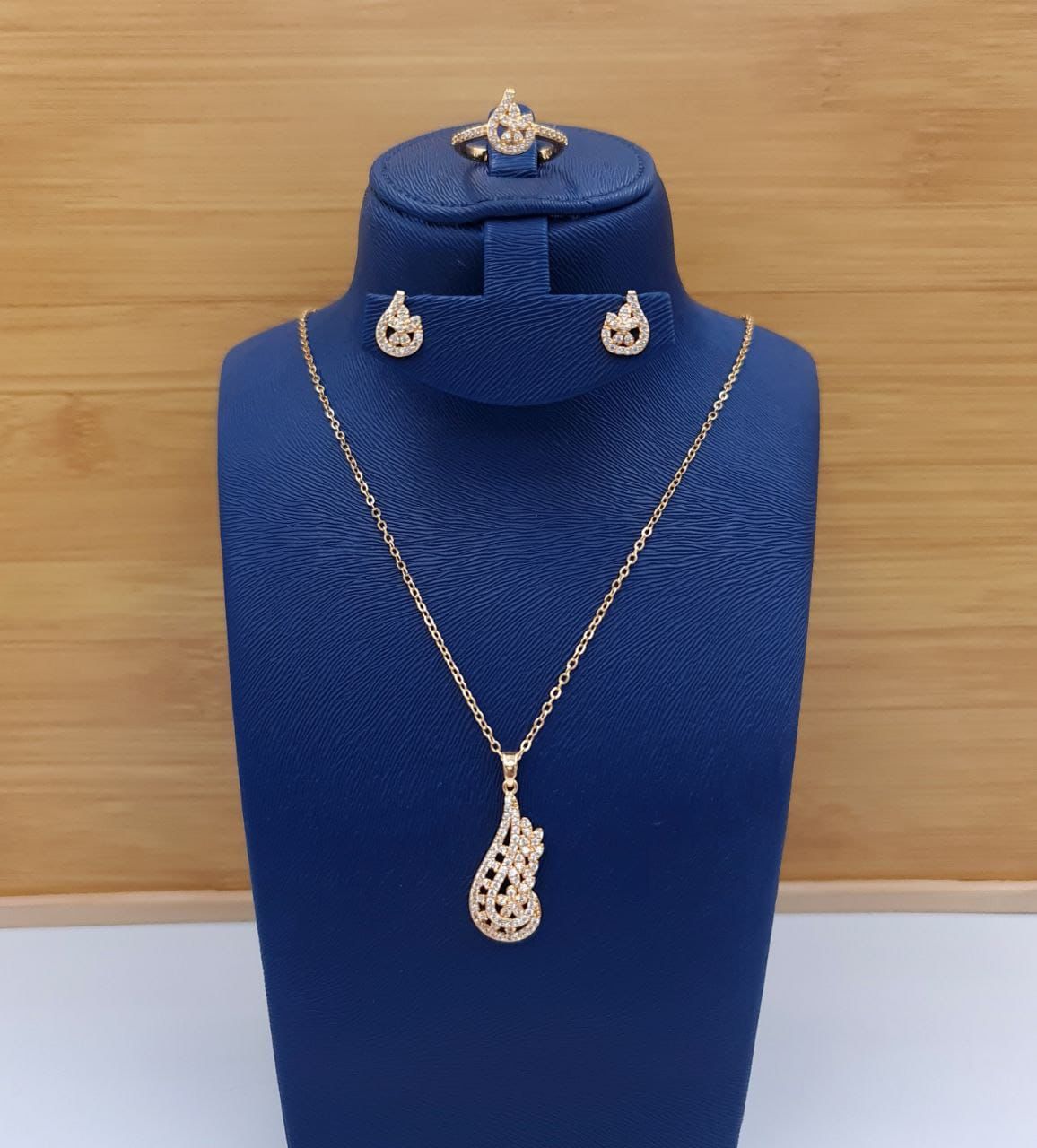 Teardrop Filigree Jewelry Set