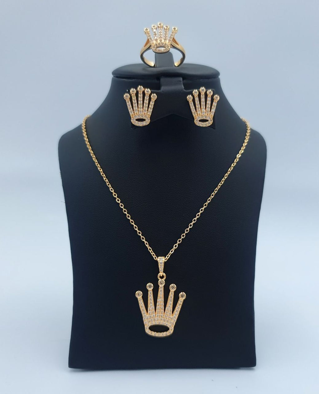 Royal Crystal Crown 3-Piece Set