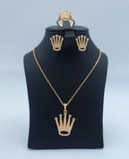 Royal Crystal Crown 3-Piece Set