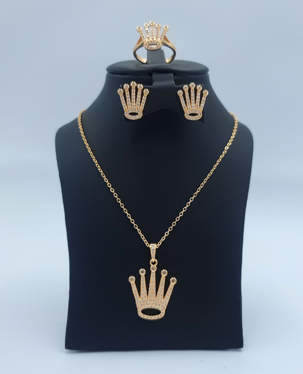 Royal Crystal Crown 3-Piece Set