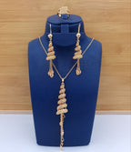 Royal Golden Spiral Filigree Tassel 3-Piece Set