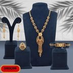 Royal Golden Floral Filigree Tassel 4-Piece Set