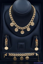 Royal Golden Woven Coin 3-Piece Set