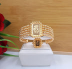 Royal Quadruple-Row Rose Bracelet & Ring Set