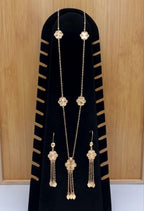 Royal Golden Sunburst Flower Long Station Set