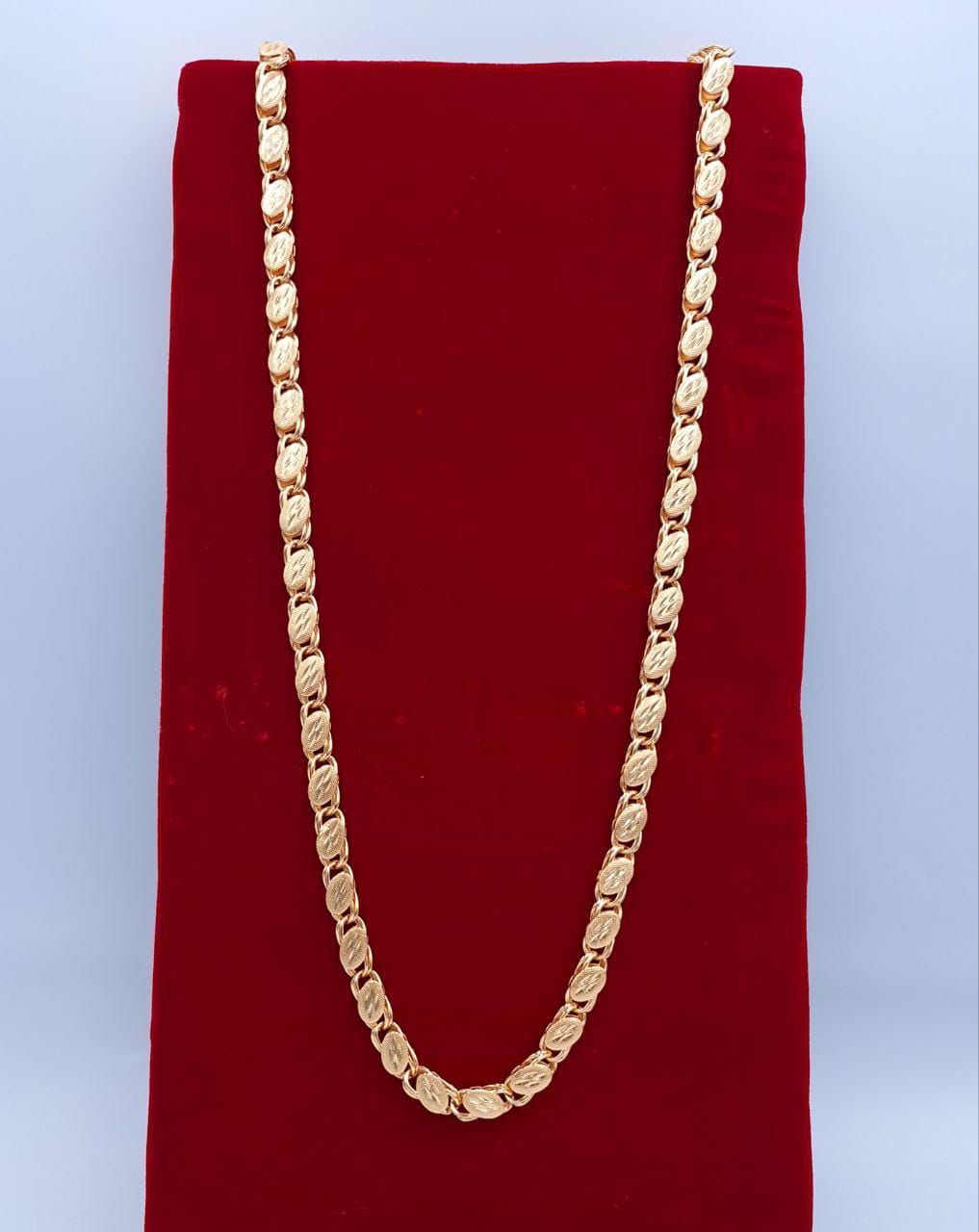 Royal Textured Oval Link Heritage Chain