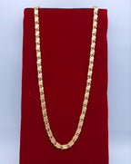 Royal Textured Oval Link Heritage Chain