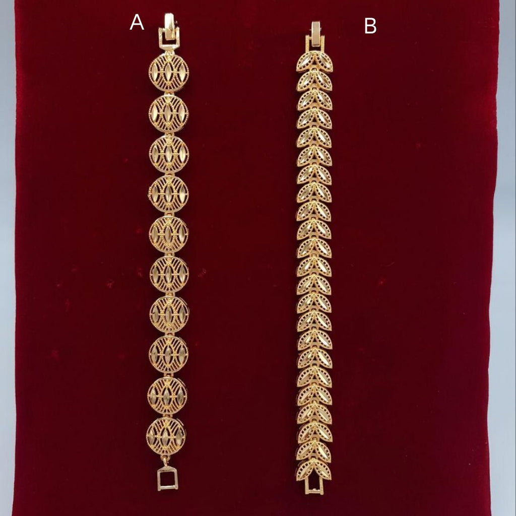 Intricate Filigree Khaleeji Gold-Tone Bracelet