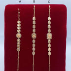 Romantic Floral Filigree Gold-Tone Bracelet