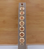 Classic Floral Medallion Gold-Tone Bracelet