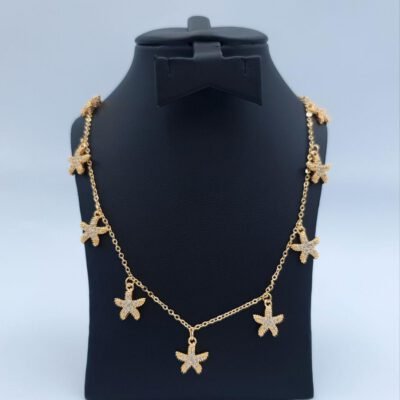 Sparkling Celestial Star Charm Necklace