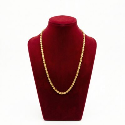 Royal Textured Oval Link Heritage Chain